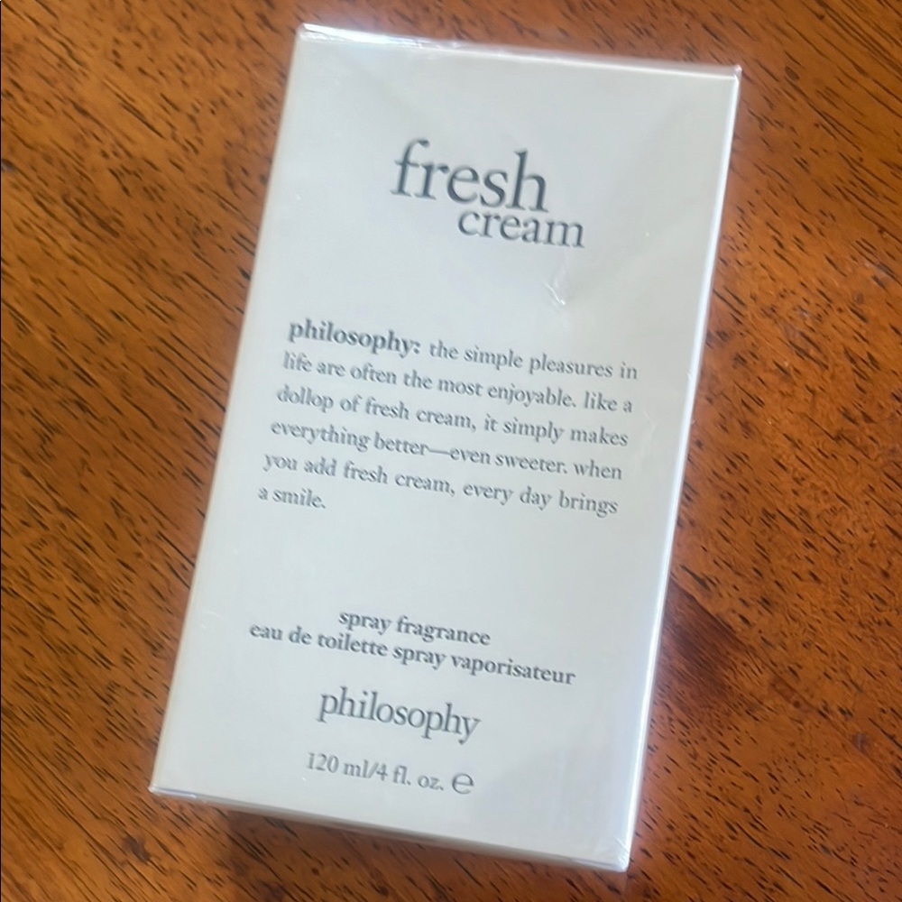 Philosophy Fresh Cream spray eau de toilette 4fl oz